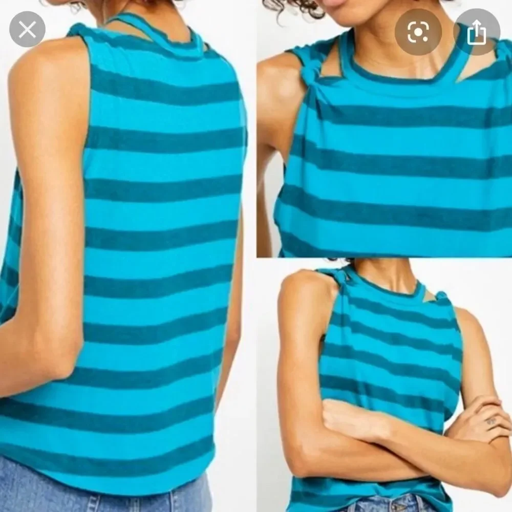 🐢 Free People We The Free Twist Tank Top Size S